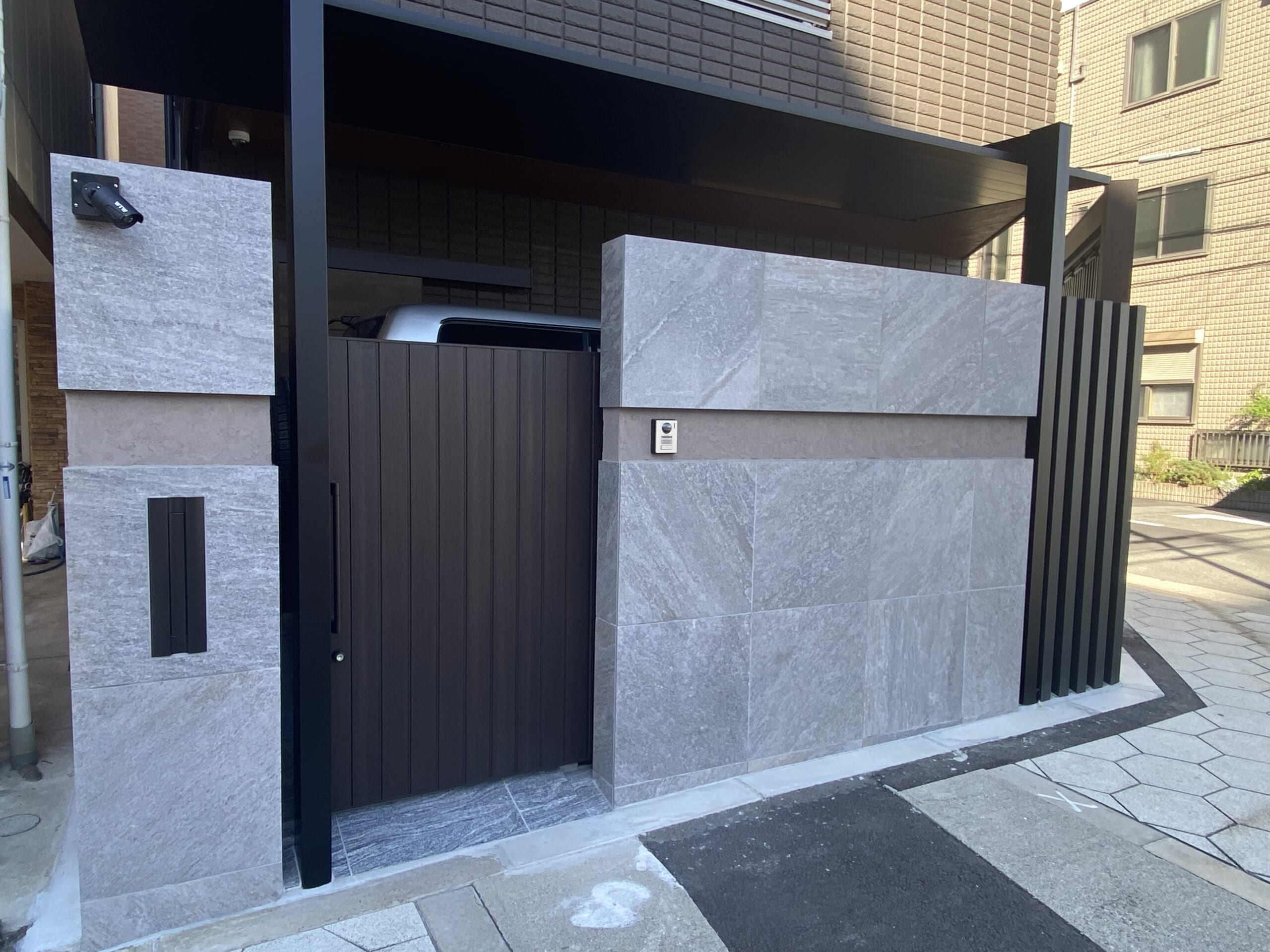 門柱や門扉の設置